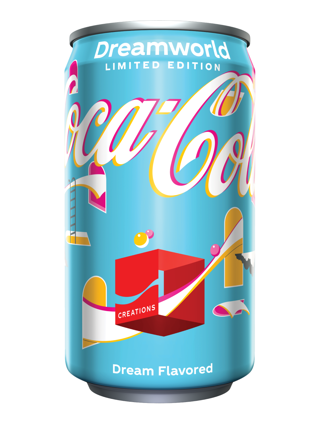 coca cola dreamworld can